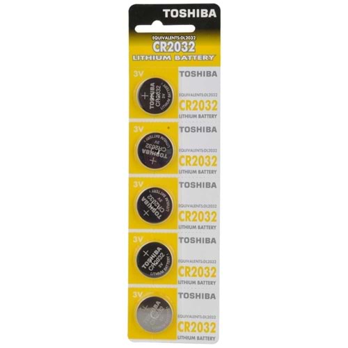 TOSHIBA Cr-2032 Lithium Para Pil (5 Li Bls) TCR-2032