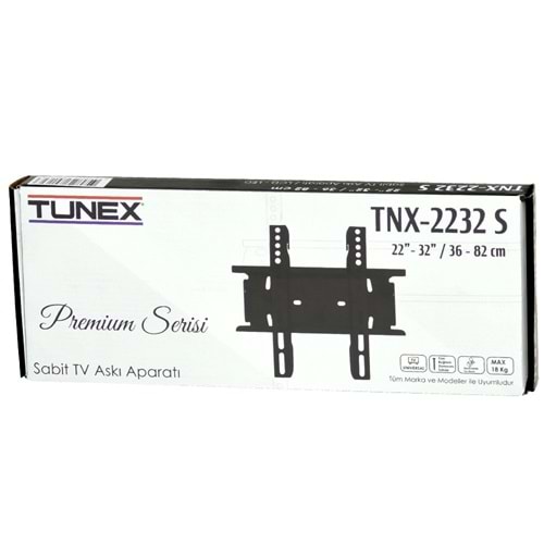 TUNEX 22-32'' Lcd Tv Sabit Duvar Askı Aparatı TNX-2232 S