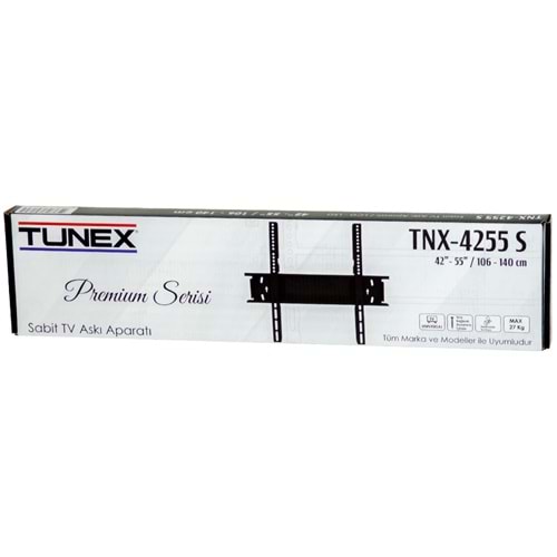 TUNEX 42-55'' Lcd Tv Sabit Duvar Askı Aparatı TNX-4255 S