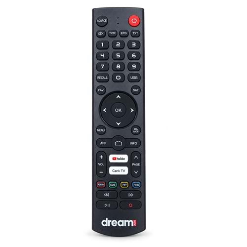 TUNEX Dreamstar 32 Wifi Lcd Tv Kumandası TR-849