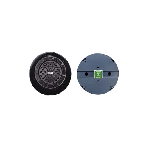 WÖLLER 13 Cm 15W 100V Sıva Üstü SiyahTavan Hoparlörü W-512 TS