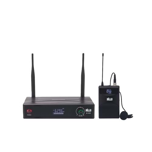 WÖLLER Uhf 48 Farklı Frekans Telsiz Yaka Mikrofon W-850 Y
