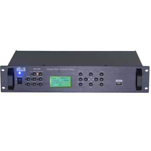 WÖLLER Rack-Mount Programlı Ezan Saati 3 Farklı Ezan WE-222
