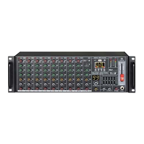 WÖLLER 12 Kanal 10 Mono 1 Streo Girş Deck Mikser WR-1200