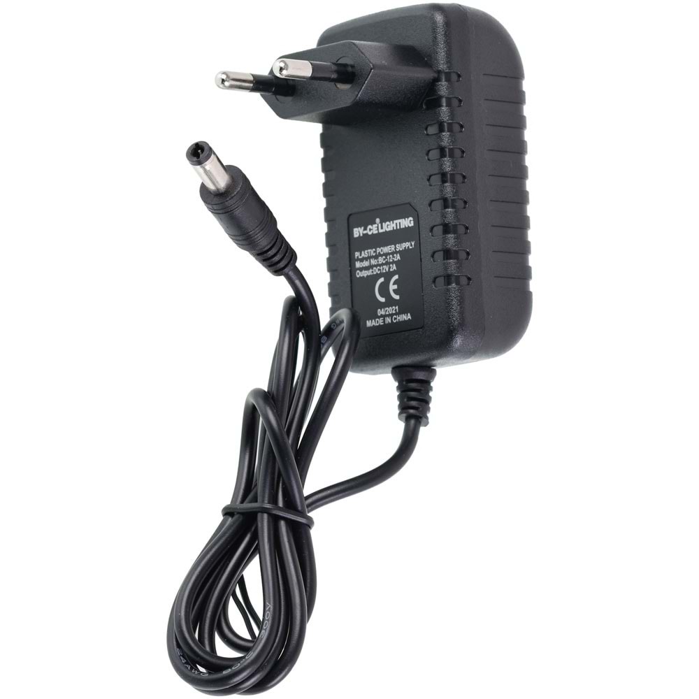 BY-CE Lıghtıng 12V 2A Smps Plastik Adaptör BC-12-2A