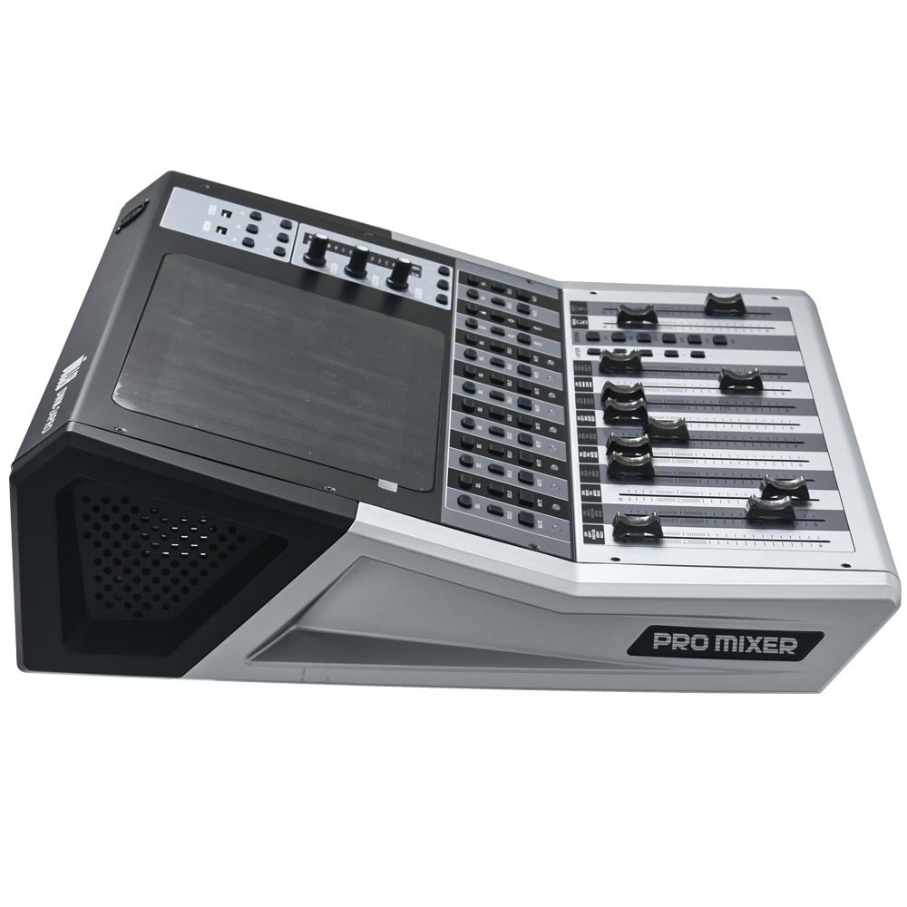 WÖLLER 24 Kanal Digital 20 Mono 2 stereo Kanal 10 Aux Mixer DWM-24 PRO