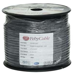 FEBYCABLE 2X022 Stero Mikrofon Kablosu FC-222