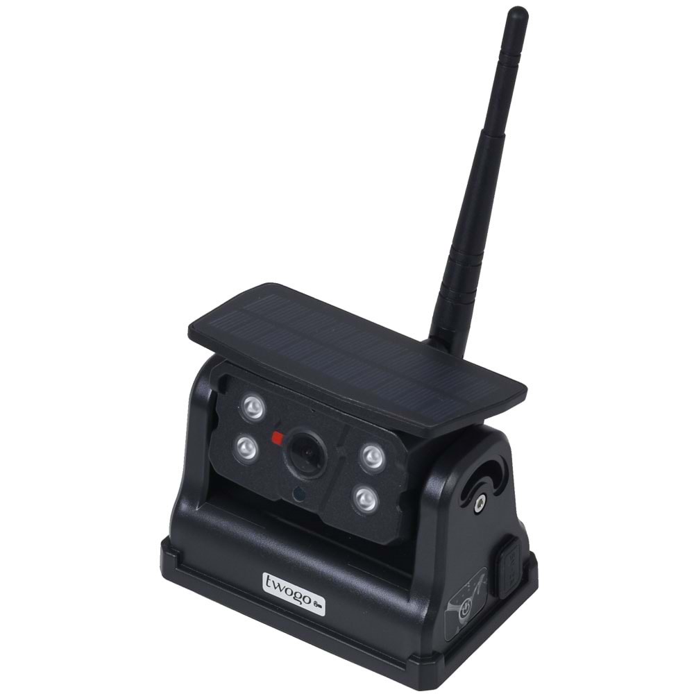 TWOGO Araç Kayıtlı İos-Android Solar Şarjlı Wifi Kamera GO-HDSOLAR 7