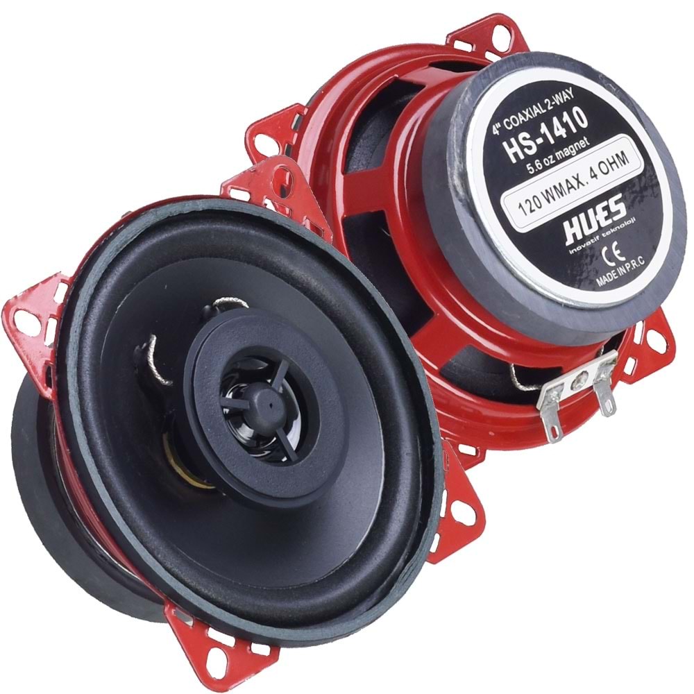 HUES 10 Cm 120W Oto Hoparlör HS-1410