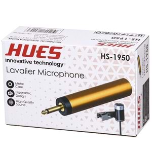 HUES Kablolu Yaka Mikrofonu HS-1950