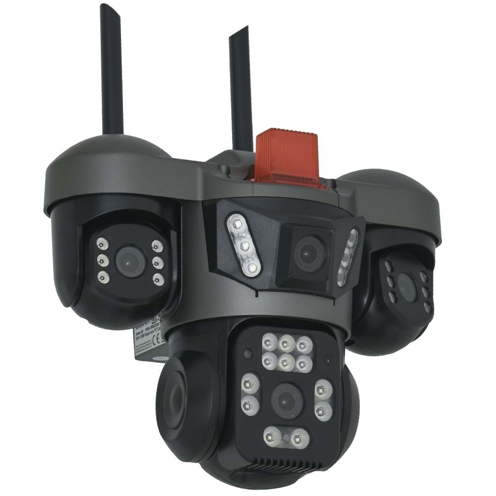 JOYSEE 8 MP Kamera Dört Lensli 2,4 GHz Wi-Fi bağlantısı PTZ Kamera JW-4