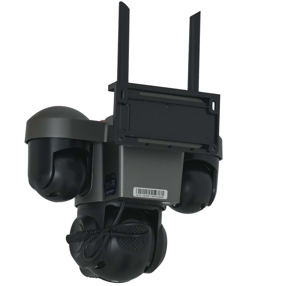 JOYSEE 8 MP Kamera Dört Lensli 2,4 GHz Wi-Fi bağlantısı PTZ Kamera JW-4