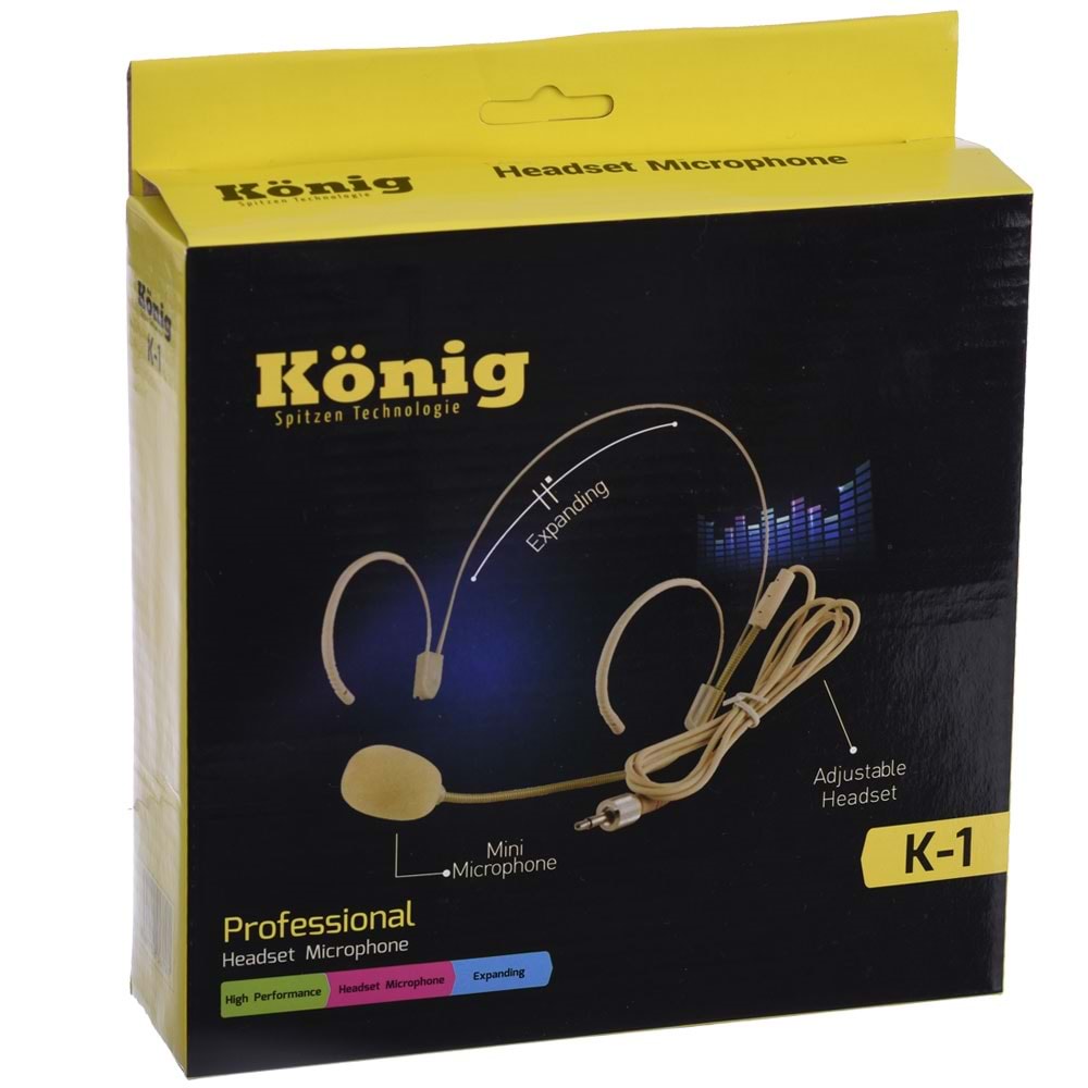KONIG Yedek Headset Mikrofonu K-1 KONIG