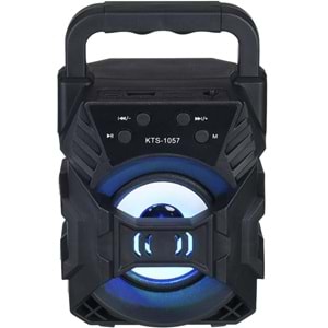 KBROAD 3 inc Bluetooth FM Radyo USB Girişili Şarjlı Ses Sistemi KTS-1057