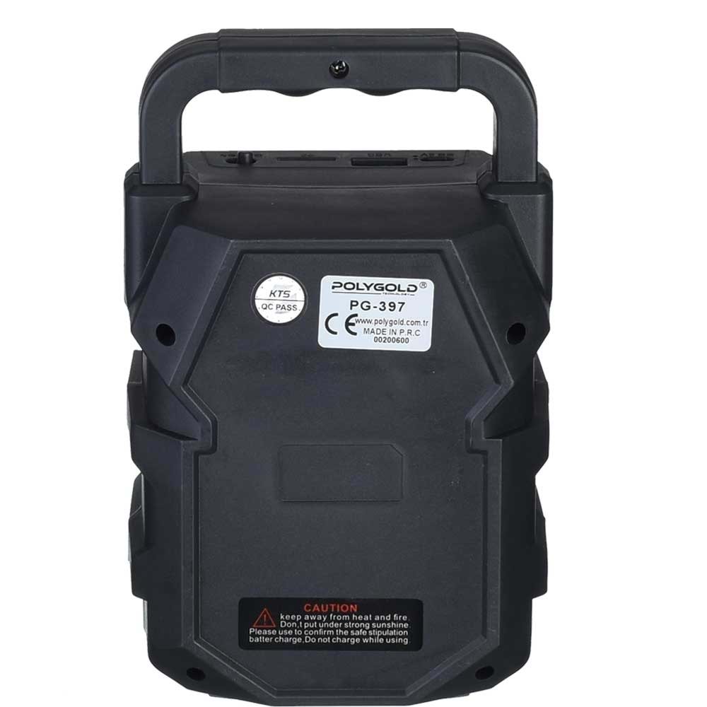 KBROAD 3 inc Bluetooth FM Radyo USB Girişili Şarjlı Ses Sistemi KTS-1057