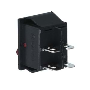 HIGHTEK Geniş Işıklı Anahtar On Off 4P LDS104