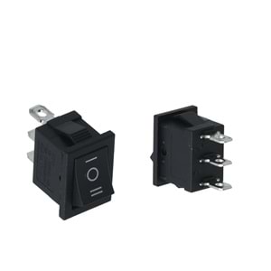 HIGHTEK Mini Işıksız Anahtar On Off 3P LDS123