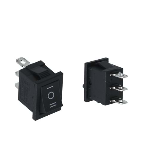 HIGHTEK Mini Işıksız Anahtar On Off 3P LDS123