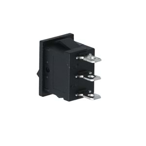 HIGHTEK Mini Işıksız Anahtar On Off 3P LDS123