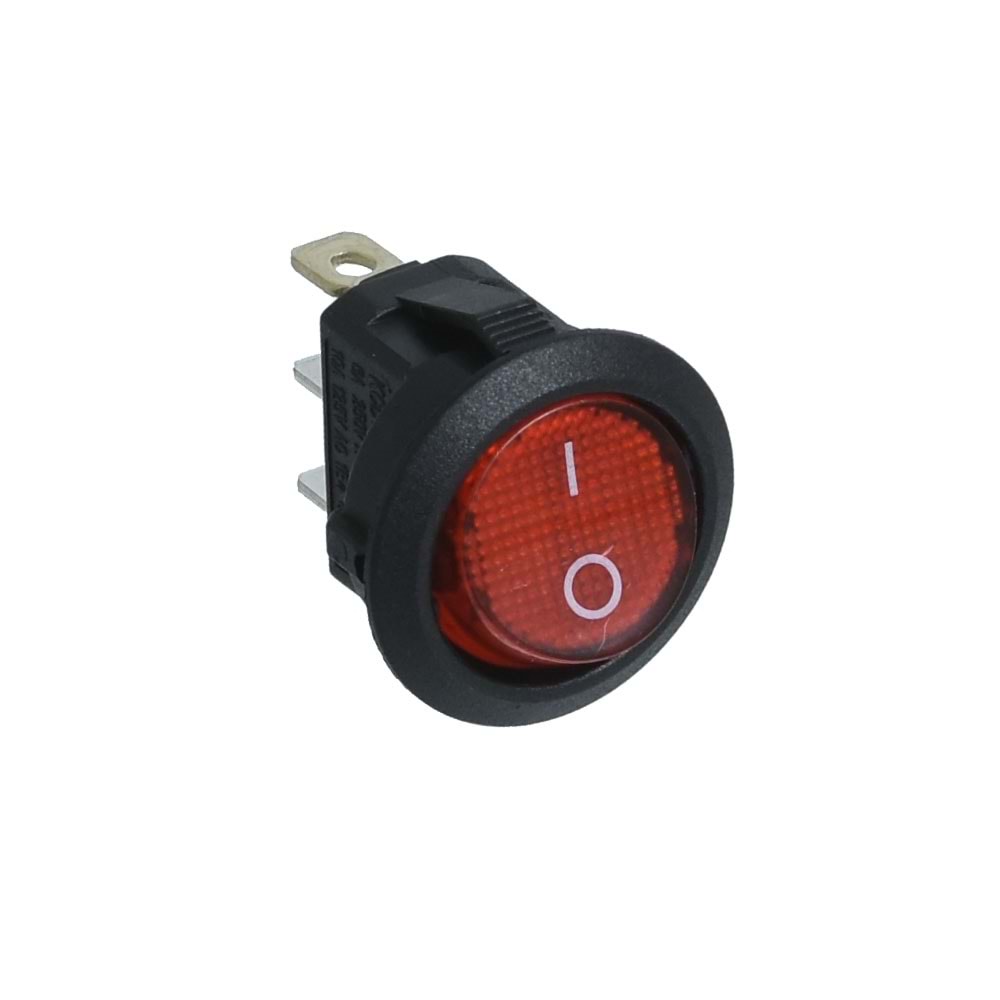 HIGHTEK Yuvarlak Işıklı Anahtar On Off 3P LDS131
