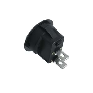 HIGHTEK Yuvarlak Işıksız Anahtar On Off 2P LDS133