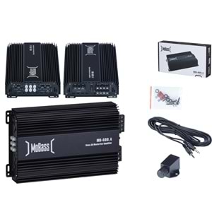 MOBASS 4 Kanal 360W Oto Amfi MB-600.4