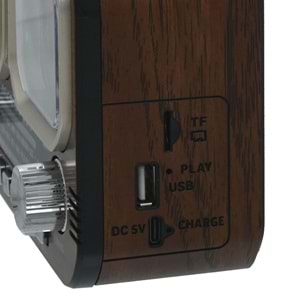 NNS Usb Bluetooth lu Şarjlı Saat li FM Radyo NS-7116 BT
