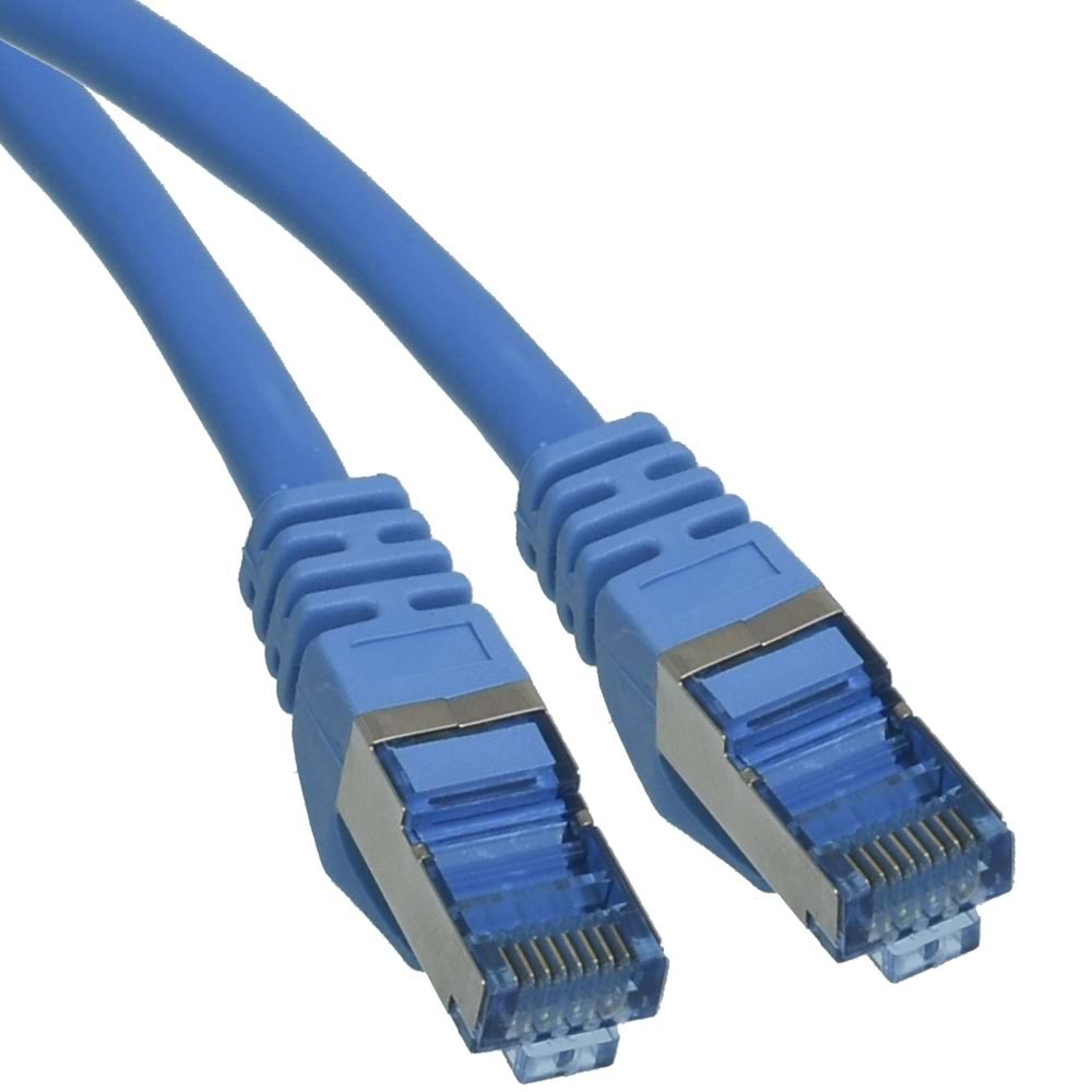 NIVATECH 30 Cm Cat6 Pluglu Kablo NTC-7050 MAVİ