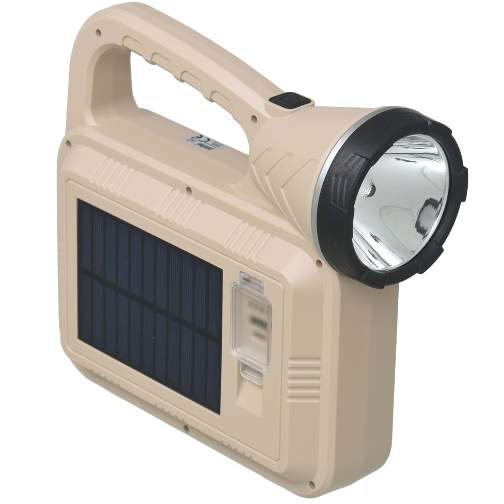 PANTHER Usb Şarjlı Solar El Feneri PT-2209