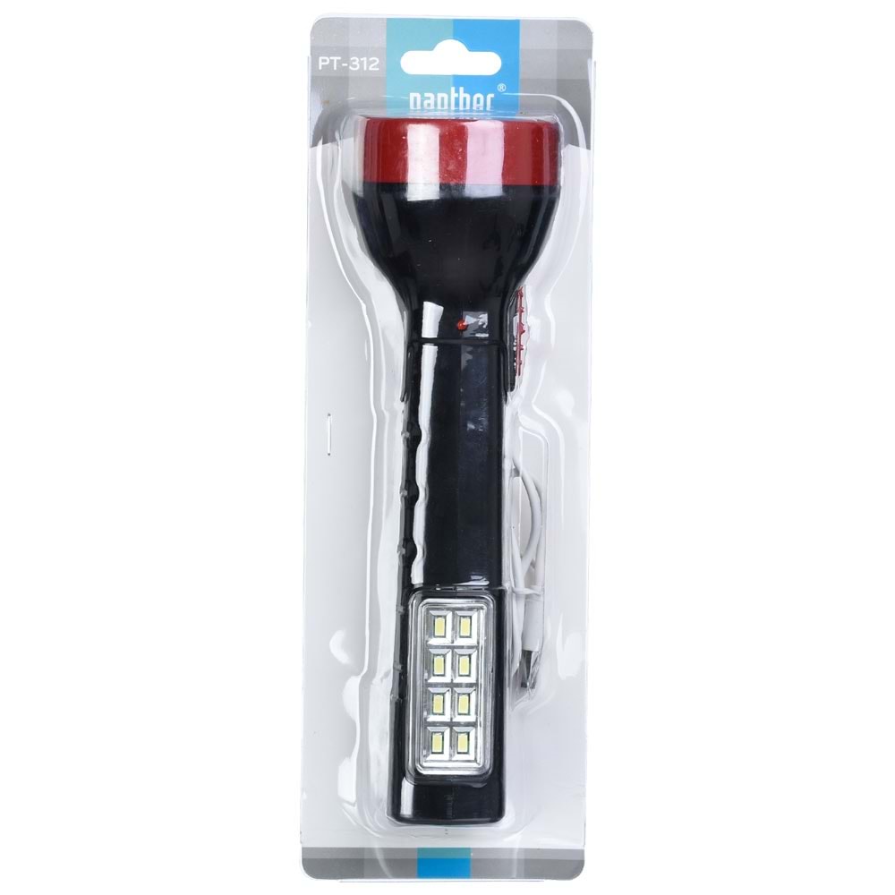PANTHER Usb Şarjlı Fener PT-312