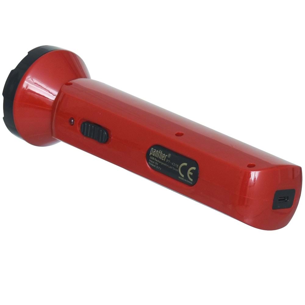 PANTHER Usb Şarjlı El Feneri PT-4316