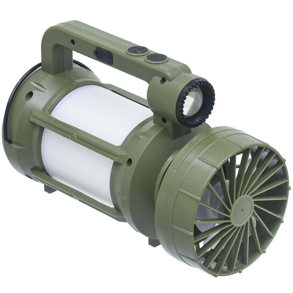 PANTHER Şarjlı Solar Fanlı Kamp Lambası PT-576