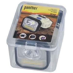 PANTHER Usb Şarjlı Kafa Lambası PT-5804