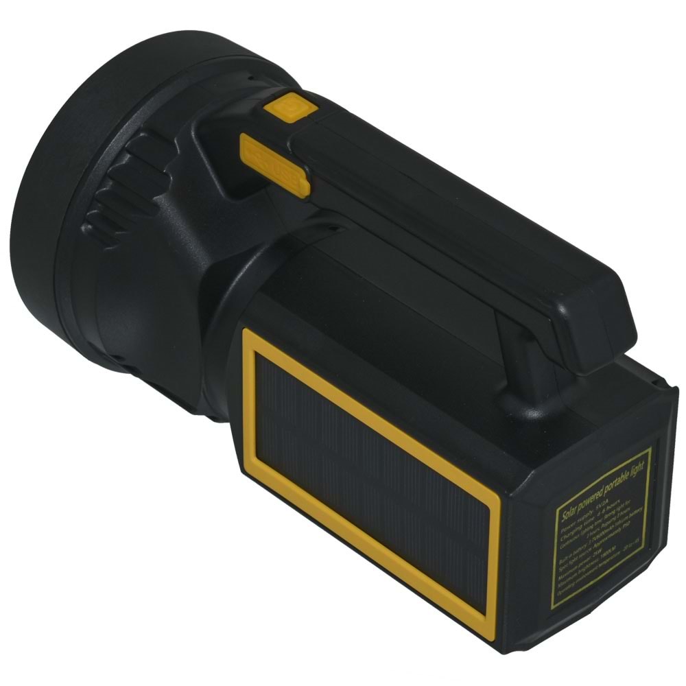 PANTHER Usb Şarjlı Solar El Feneri PT-6214