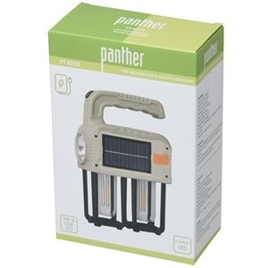 PANTHER Usb Şarjlı Solar El Feneri PT-6219