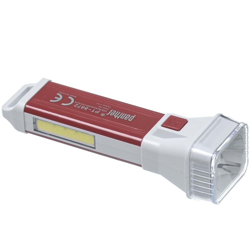 PANTHER Usb Şarjlı Solar El Feneri PT-8872