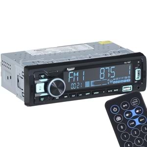 DYNMAT Çift Bluetooth ve USB Girişli Radyo 3 Rca İşlemcili Oto Teyp RS-75 BT