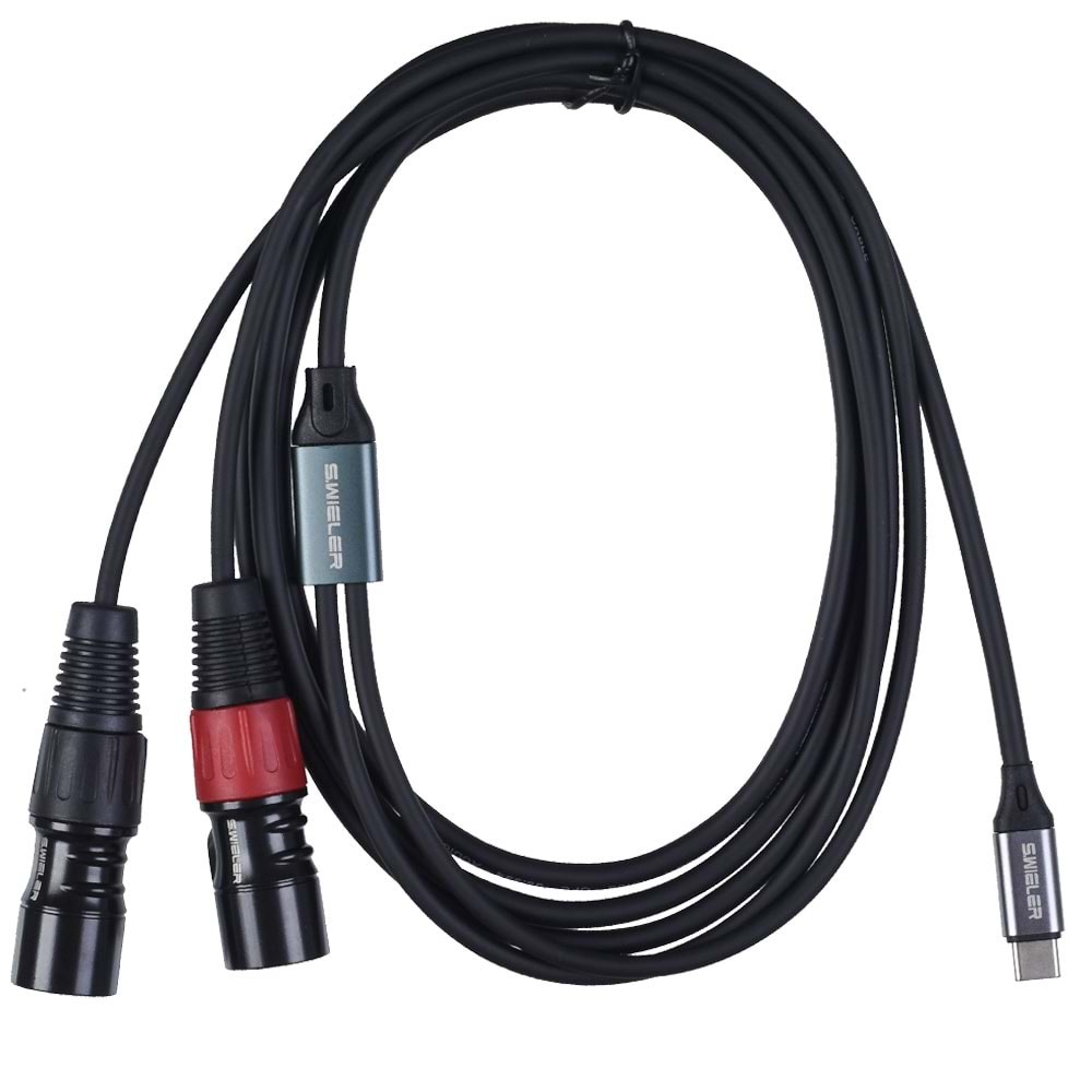 S.WIELER Type C - 2*Xlr Erkek Kablo Uzunluğu: 2 Metre SC2X-2M