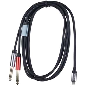 S.WIELER İphone - 2*6.3 mm Mono Kablo Uzunluğu: 2 Metre Sİ2M-2M