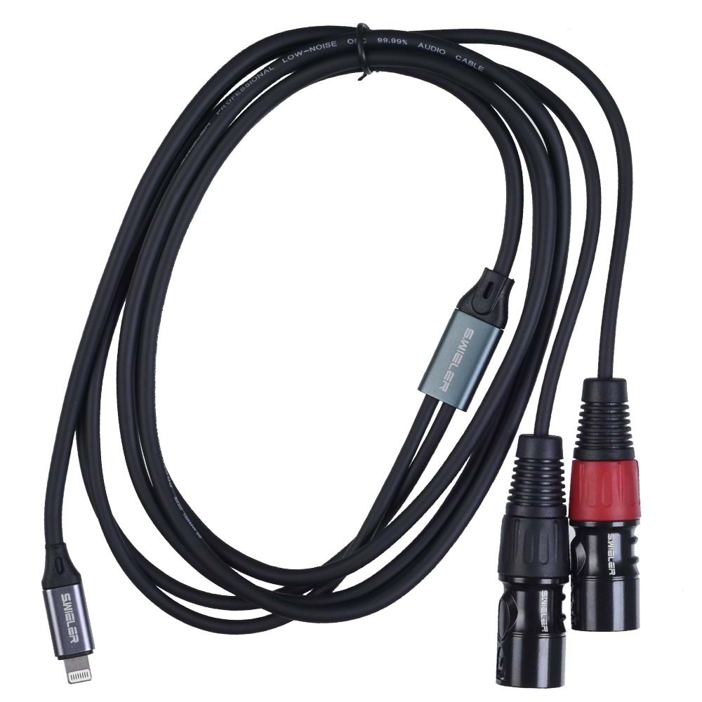 S.WIELER İphone - 2*Xlr Erkek Kablo Uzunluğu: 2 Metre Sİ2X-2M