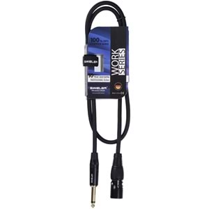 S.WIELER Xlr Erkek - 6.3 mm Mono Kablo Uzunluğu: 1 Metre SXM-1M
