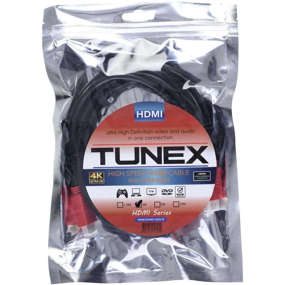 TUNEX 3 Mt HDMI Kablo THD-300