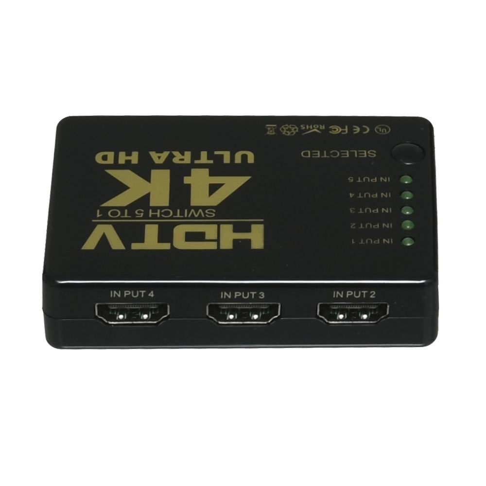 ECONEX 5 Giriş 1 Çıkış HDMI Switch (Seçici) TNX-1007