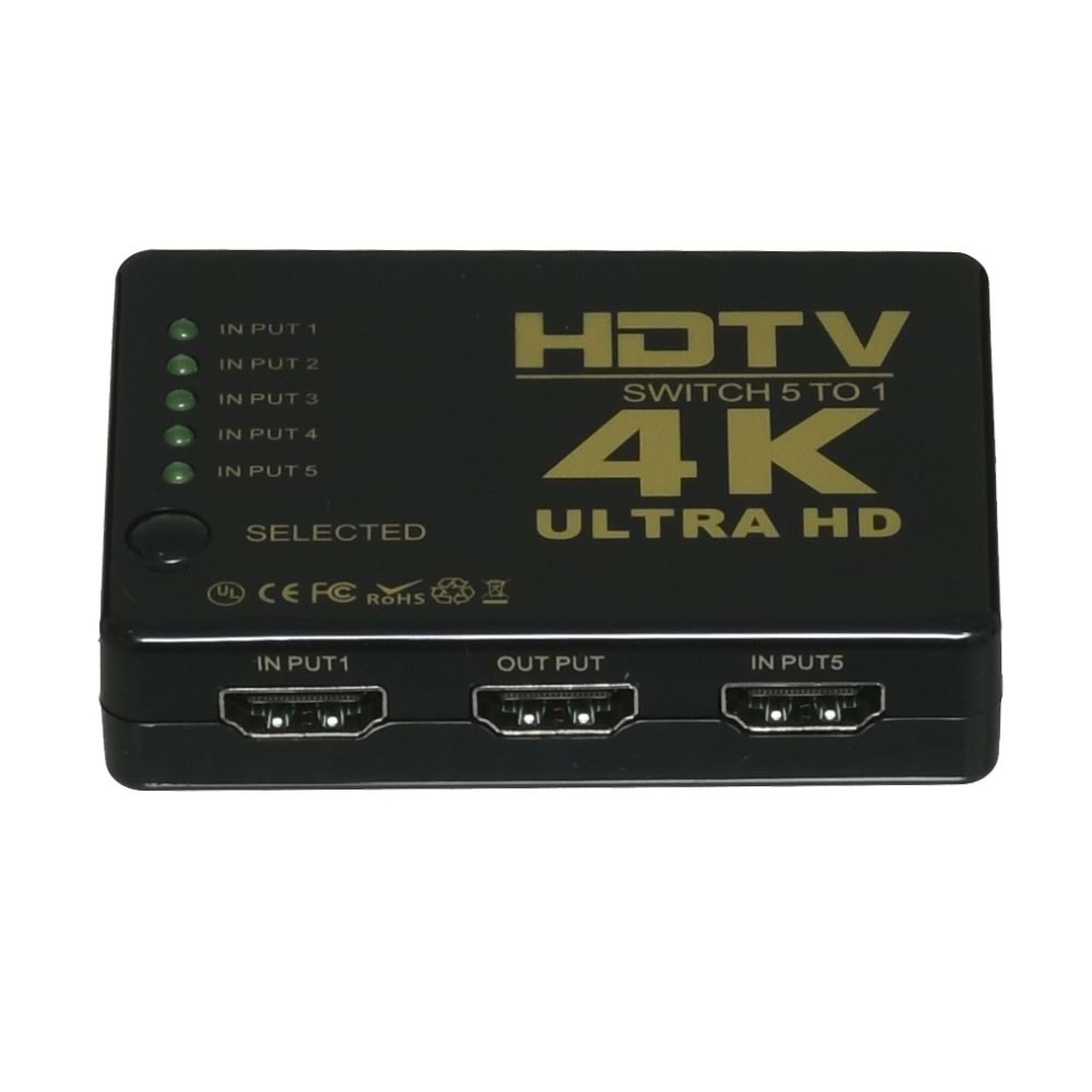 ECONEX 5 Giriş 1 Çıkış HDMI Switch (Seçici) TNX-1007