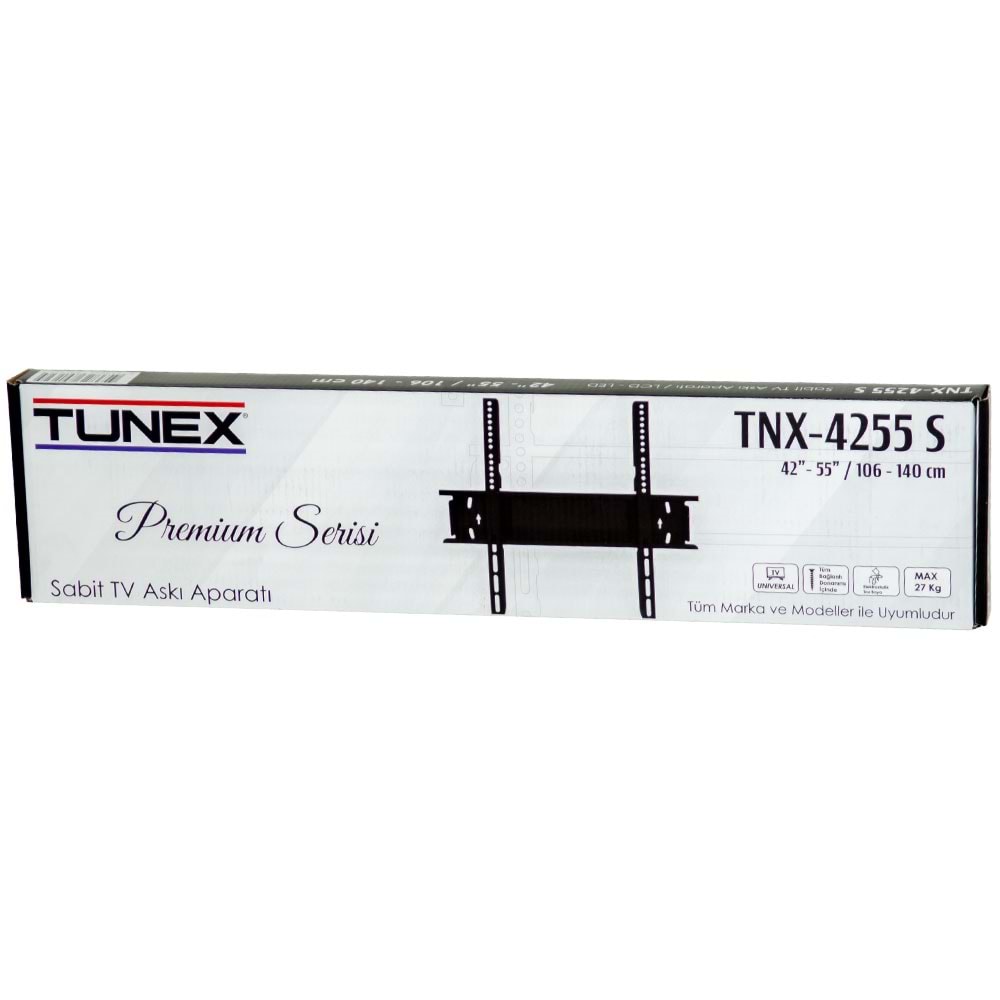 TUNEX 42-55'' Lcd Tv Sabit Duvar Askı Aparatı TNX-4255 S
