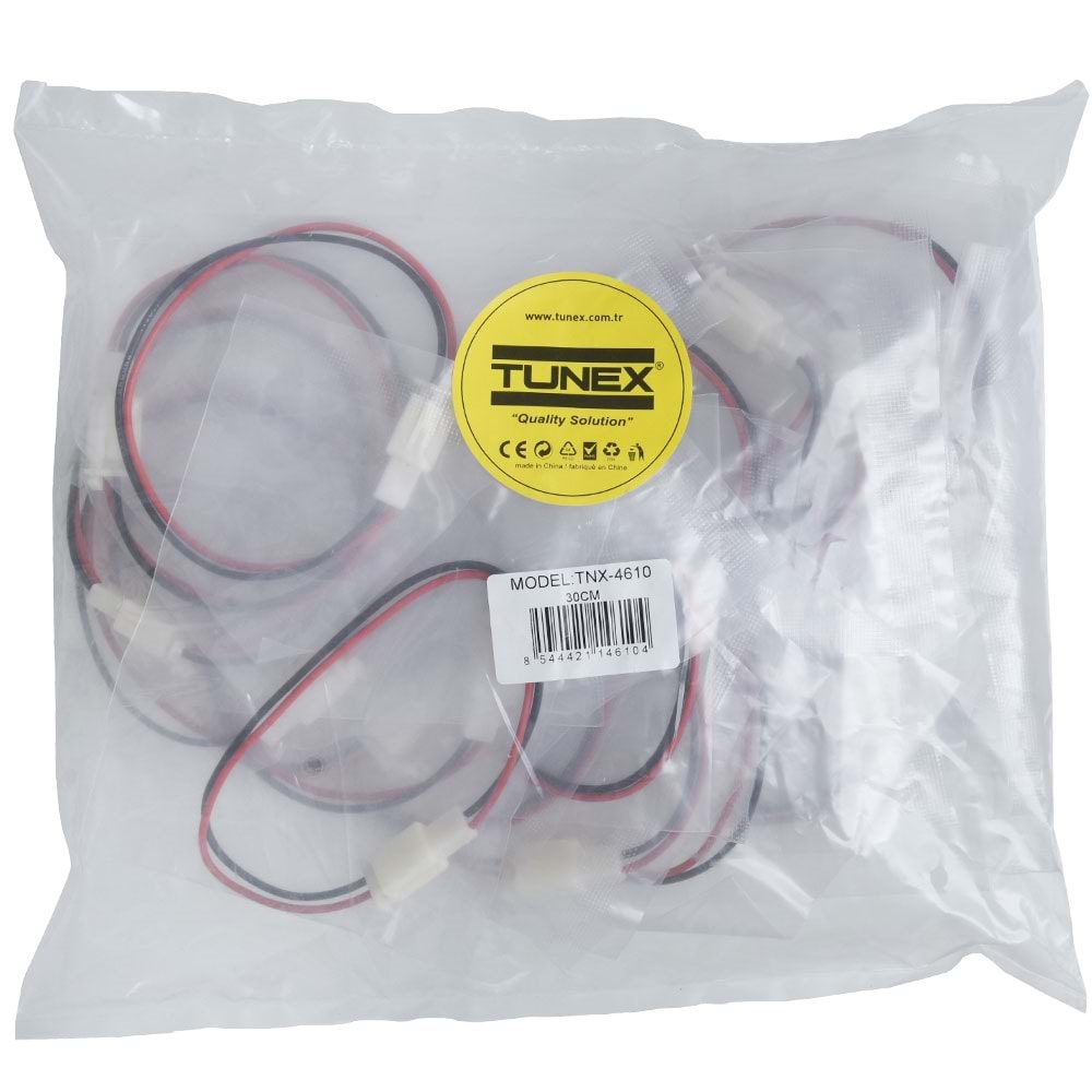 TUNEX 2 Pin Kablolu Dişi Erkek Soket TNX-4610