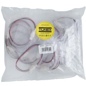 TUNEX 2 Pin Kablolu Dişi Erkek Soket TNX-4610