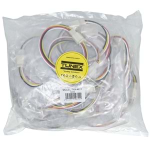 TUNEX 4 Pin Kablolu Dişi Erkek Soket TNX-4611