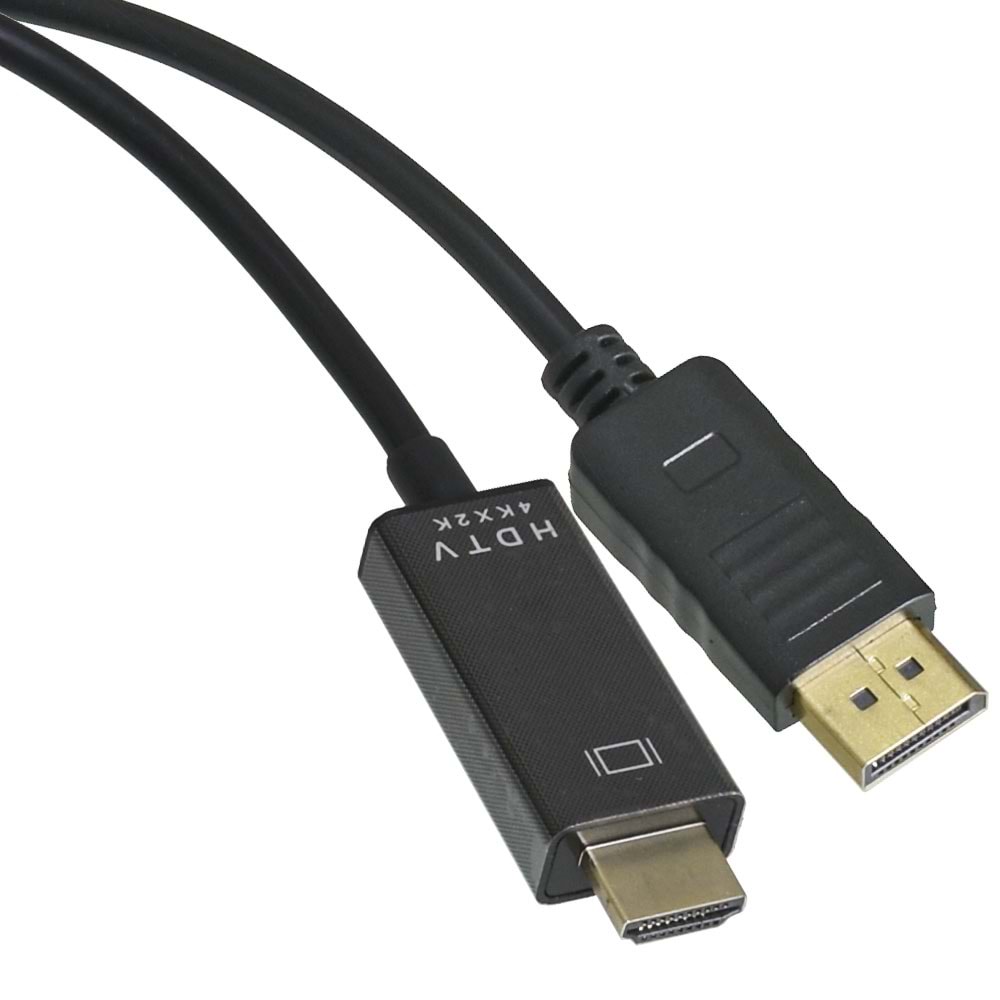 TUNEX Displayport to HDMI Dönüştürcü 1,8 Mt Kablo TNX-4865
