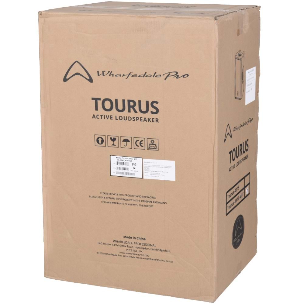 WHARFEDALE Pro Tourus Ax15-Mbt 15'' Siyah Aktif Kabin Hoparlör TOURUS AX15-MBT